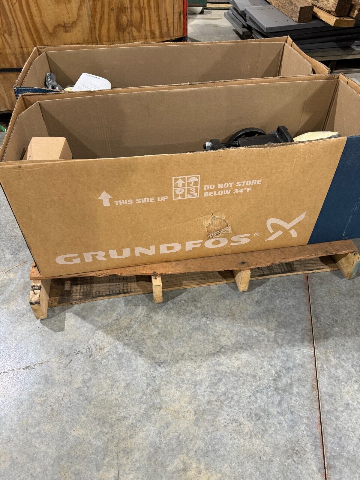 NEW GRUNDFOS PUMP CR102 A-GJ-A-E-HQQE-GX2 WITH 1-1/2HP MOTOR