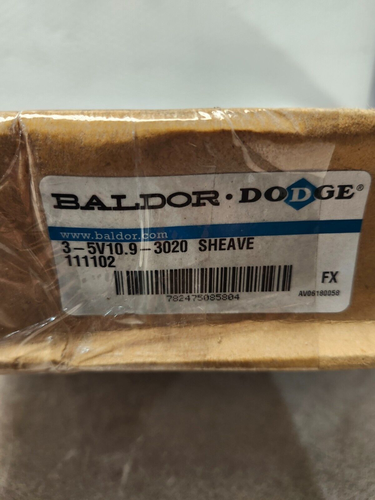 NEW IN BOX BALDOR SHEAVE 3-5V10.9-3020