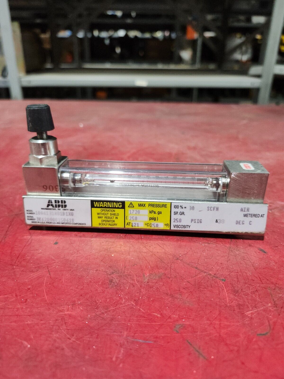 NEW IN BOX ABB FLOW METER 10A6131NB1B1X0