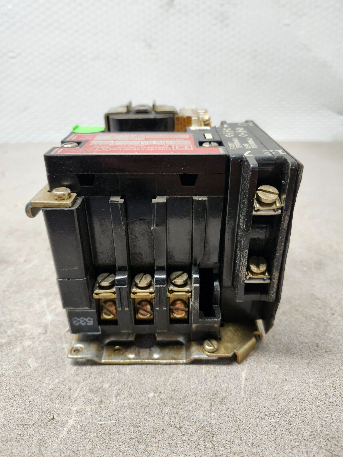 USED SQUARE D LIGHTING CONTACTOR CLASS 8903 SER A TYPE SM013 00342041E