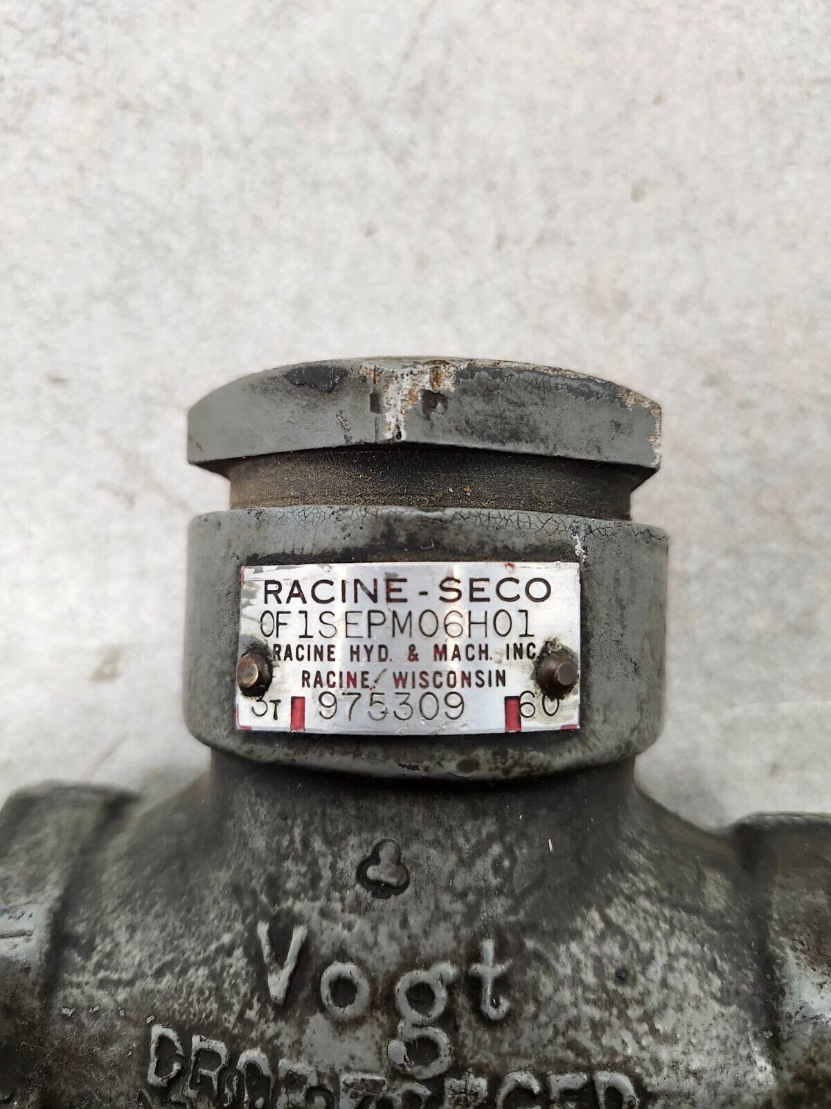 NEW RACINE SECO 975309 3/4" HYDRAULIC VALVE 0F1SEPM06H01