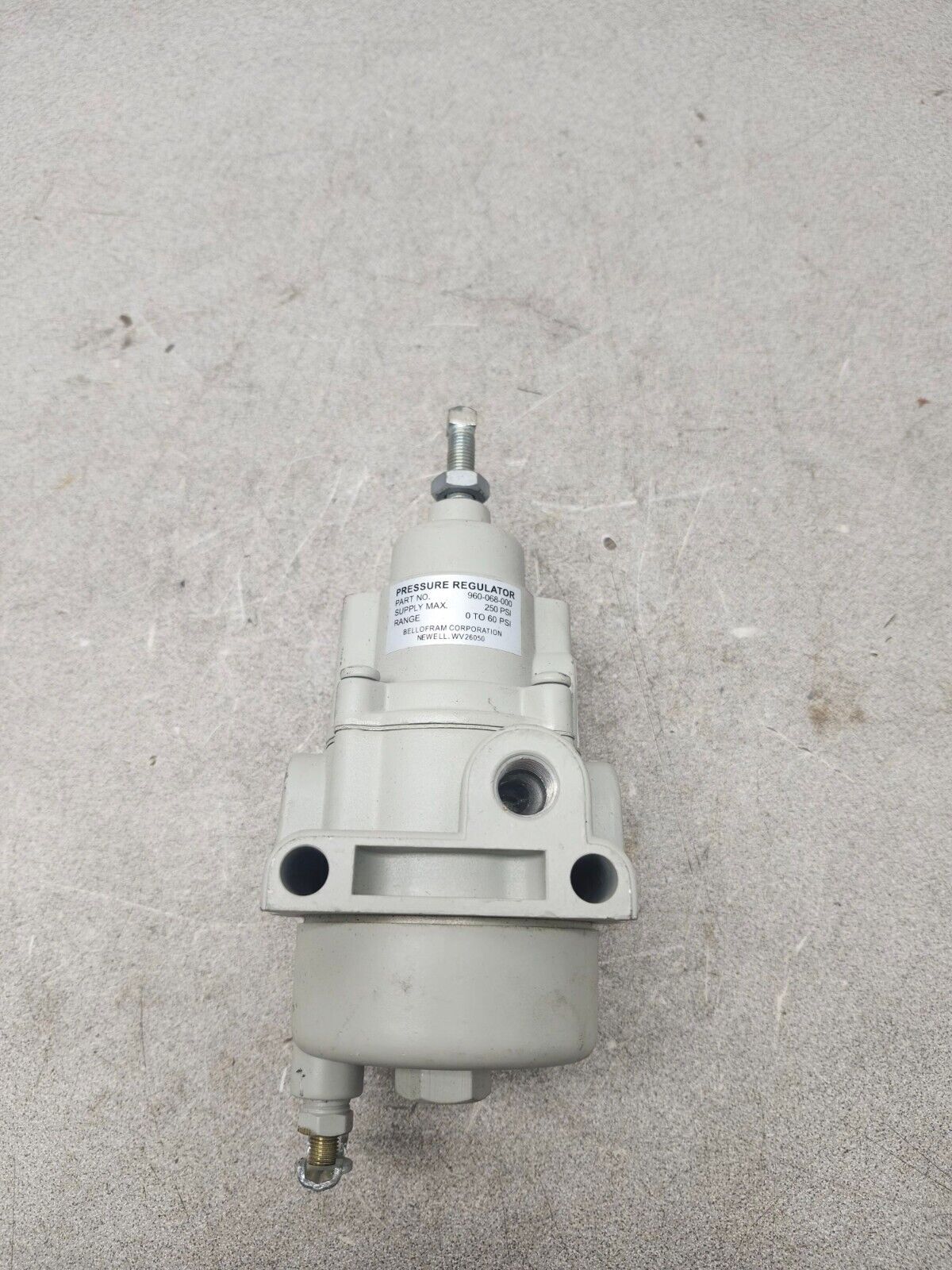 USED MARSH BELLOFRAM PRESSURE REGULATOR 960-068-000