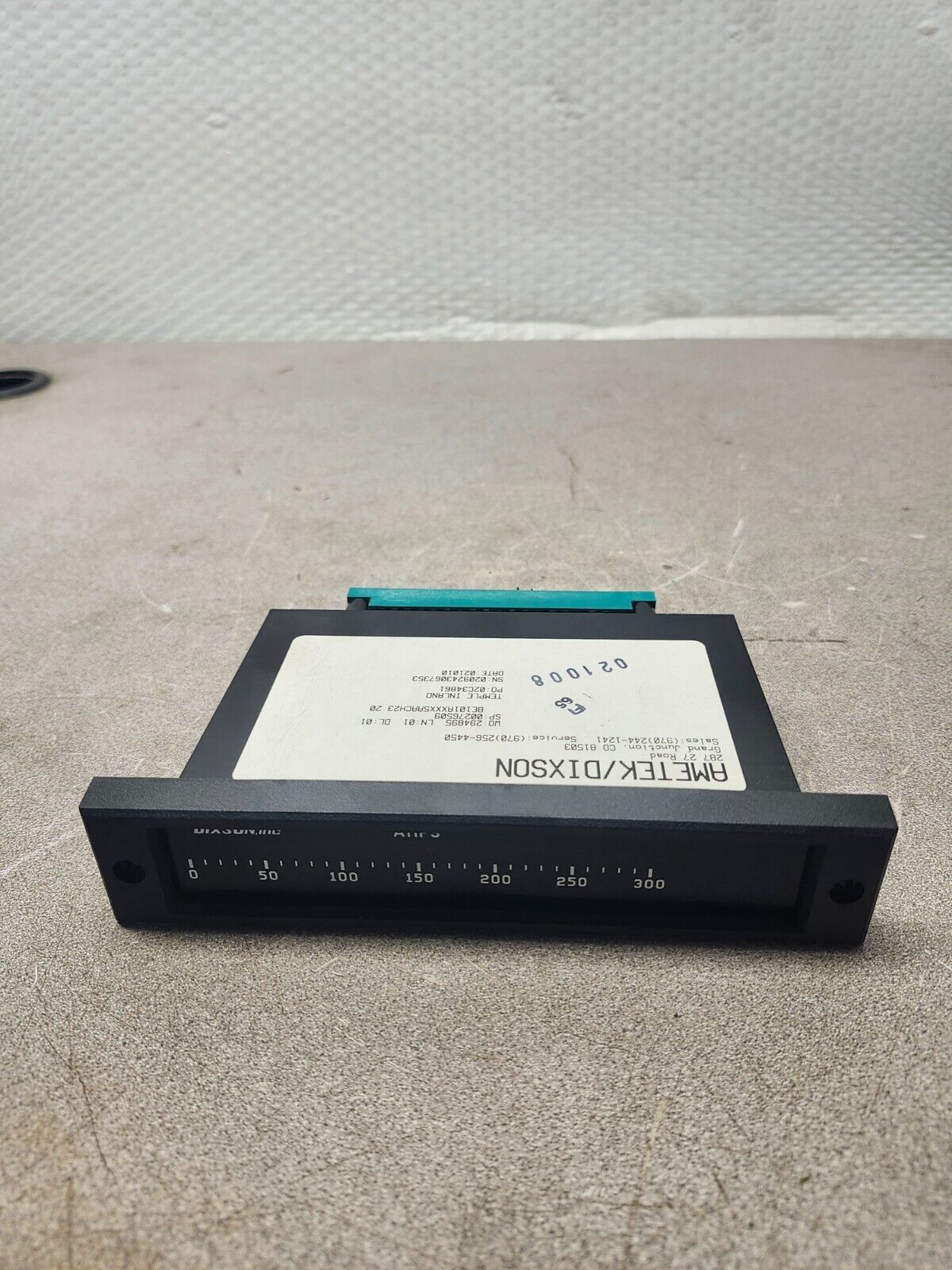 NEW IN BOX AMETEK DIXSON PANEL METER BE101AXXX5AACH23 20