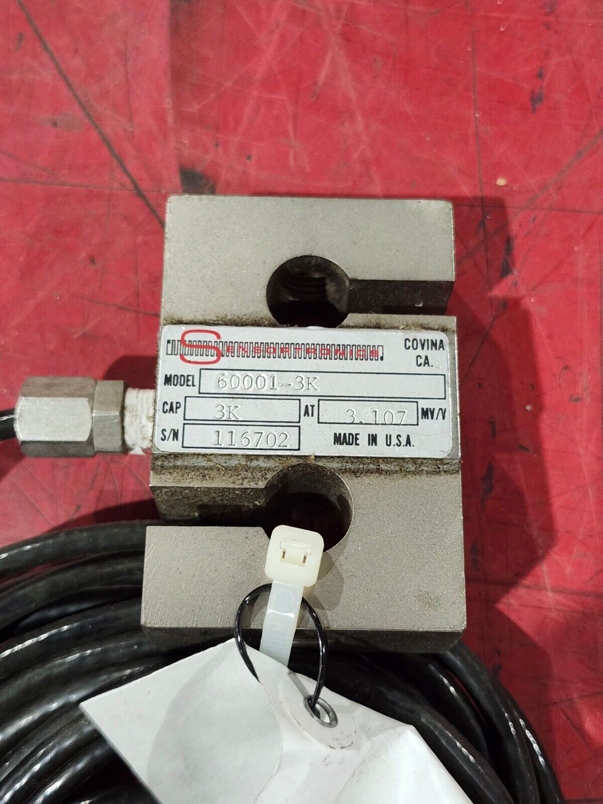 NEW SURPLUS SENSORTRONICS 3K CAPACITY LOAD CELL 60001-3K