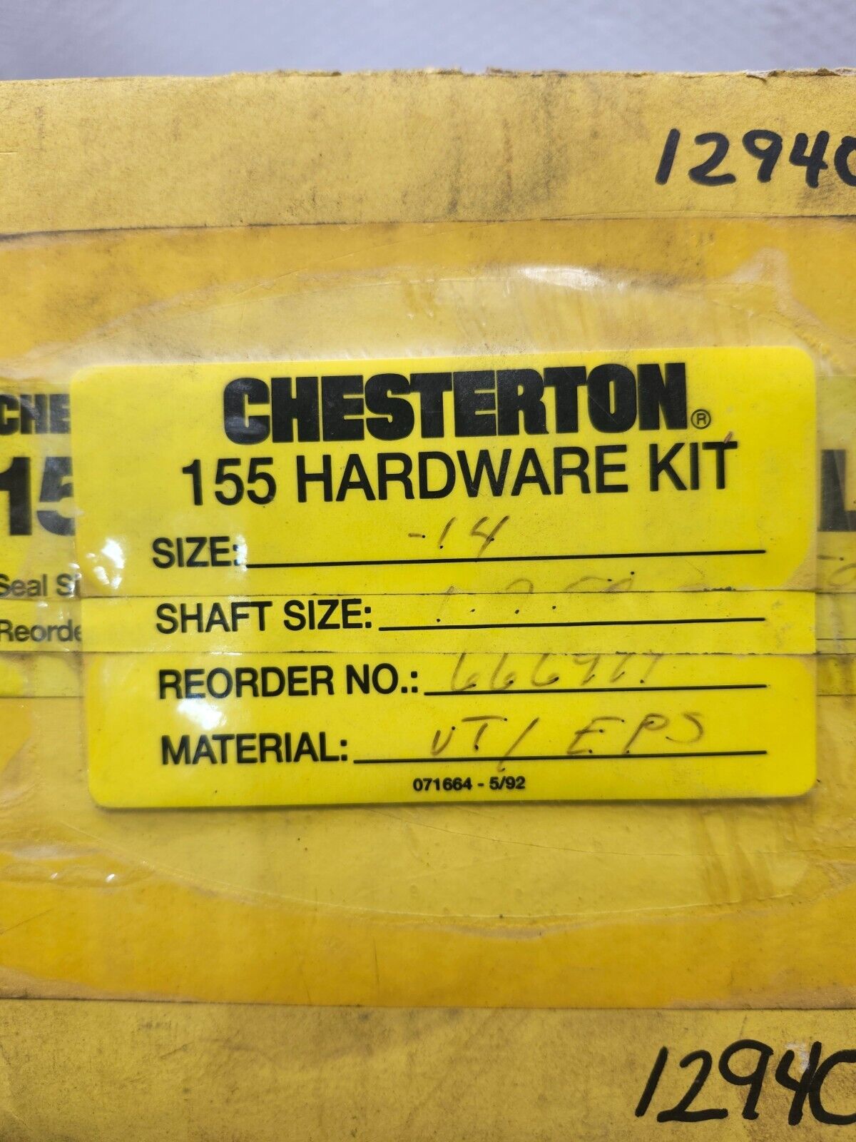 NEW IN BOX CHESTERTON 155 HARDWARE KIT 666911 659706 658043