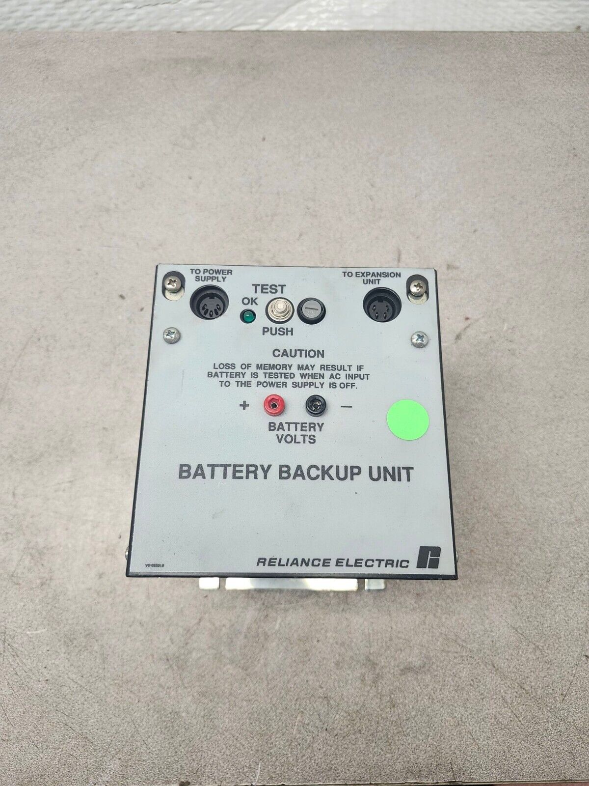 USED RELIANCE ELECTRIC BATTERY BACKUP MG51267 803623-R 57C492