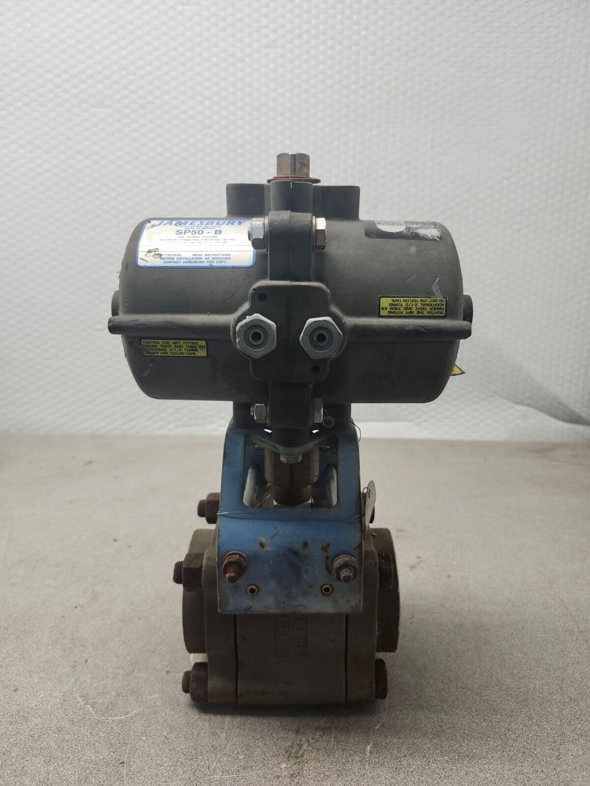 USED Jamesbury Pneumatic Actuator Stainless Steel ball valve SP50-B