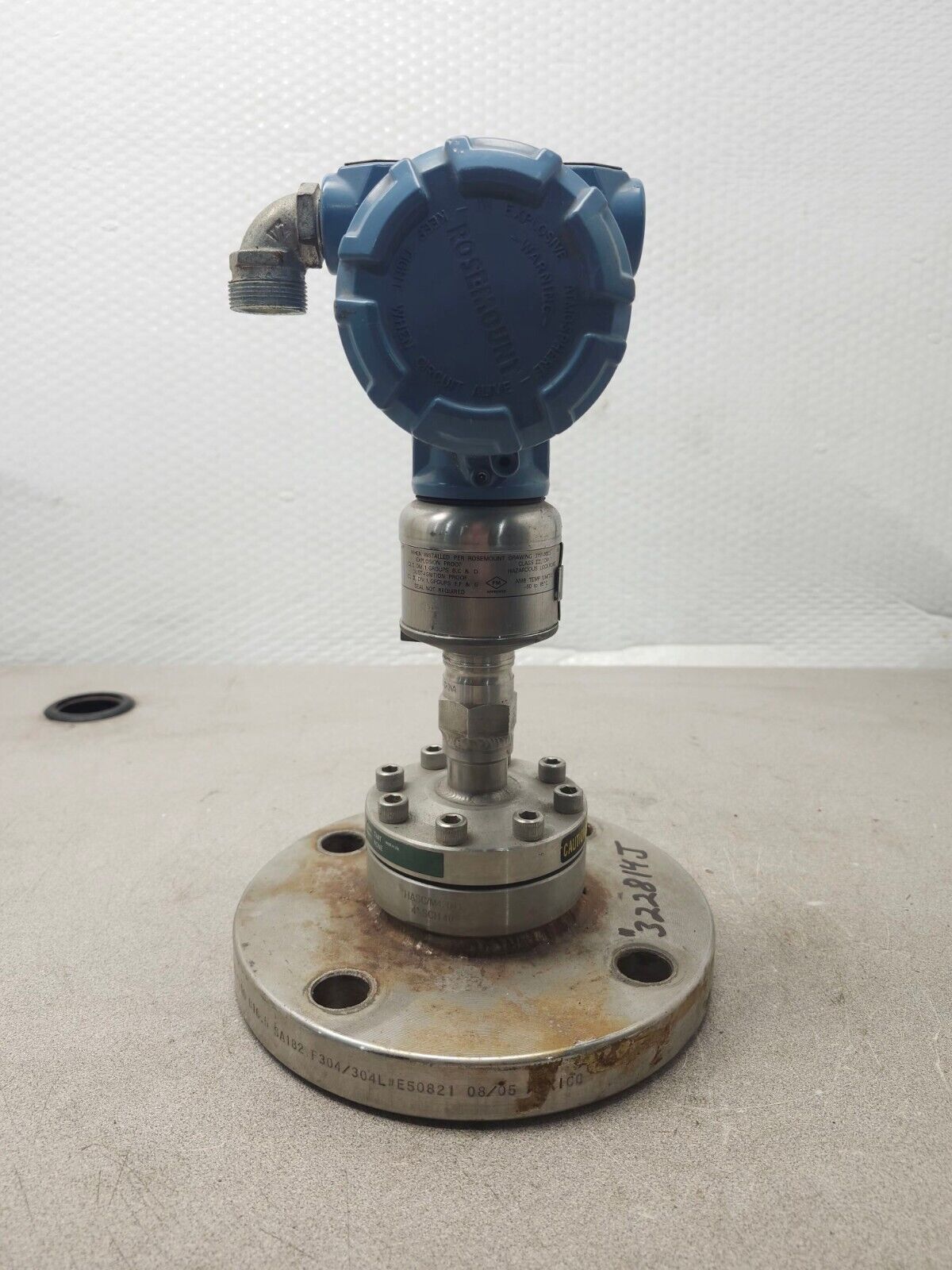 USED ROSEMOUNT PRESSURE TRANSMITTER 300S2AAE5 WITH HASC/M42041 4''-SCH 40