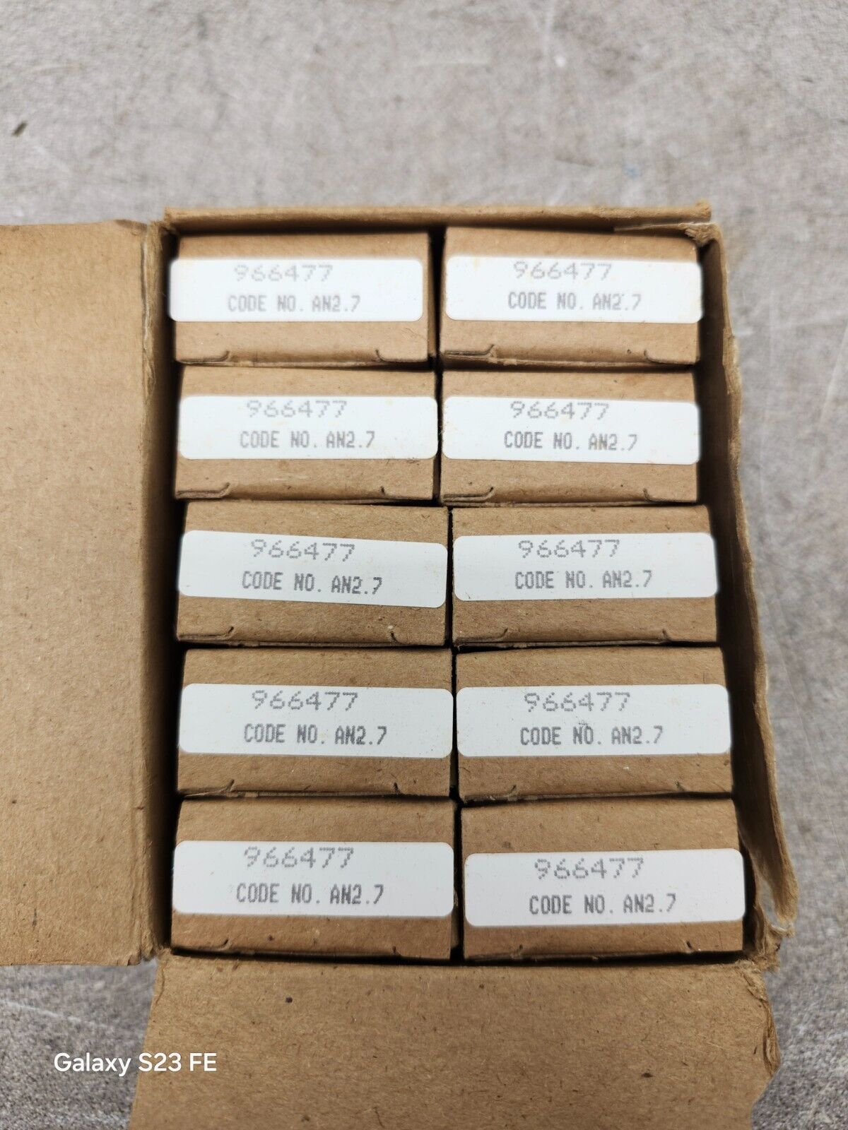 NEW BOX OF 10 WESTINGHOUSE AN2.7 HEATER ELEMENTS 966477