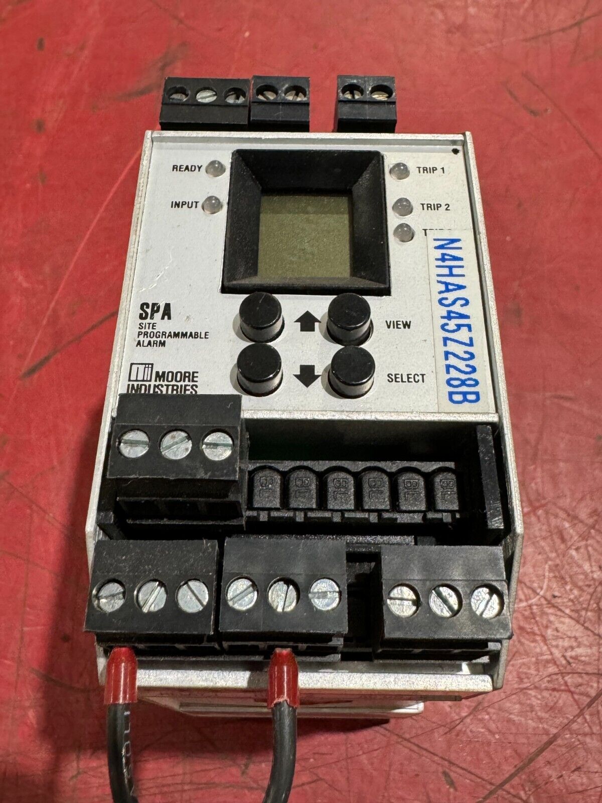 USED MOORE INDUSTRIES SITE PROGRAMMABLE ALARM [DIN] SPA/HLPRG/3PRG/U