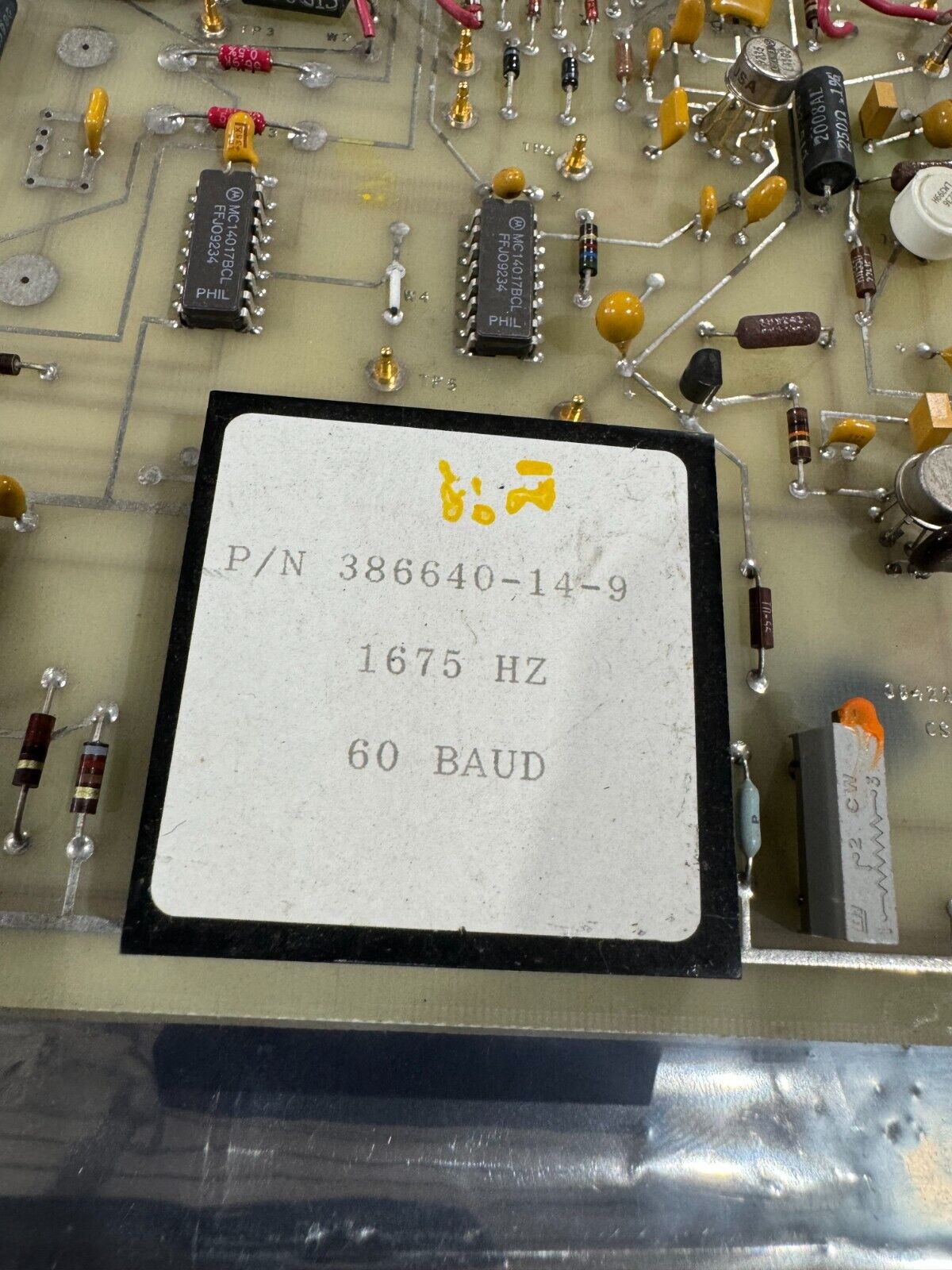 USED BRISTOL BABCOCK CONTROL BOARD TA 8771B