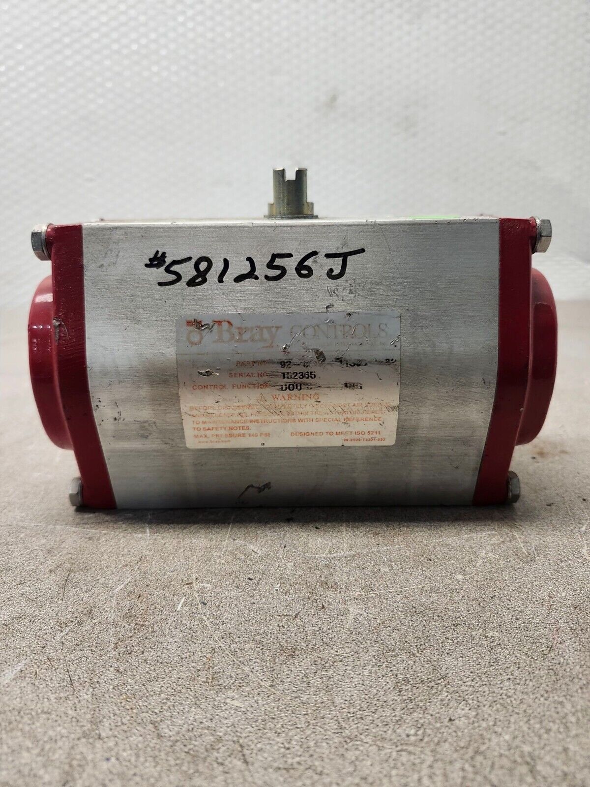 USED Bray Controls DOUBLE ACTING 140PSI 92-063011300-532