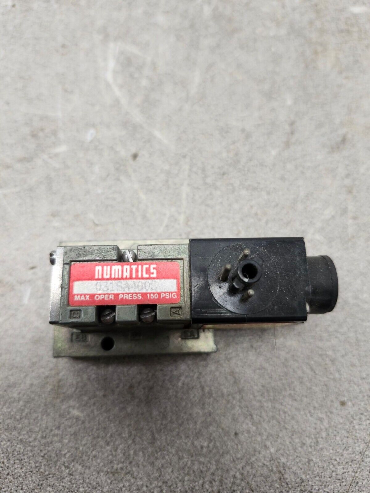 USED Numatics SOLENOID CONTROL VALVE 237-267B 150PSI 120V 031SA400C