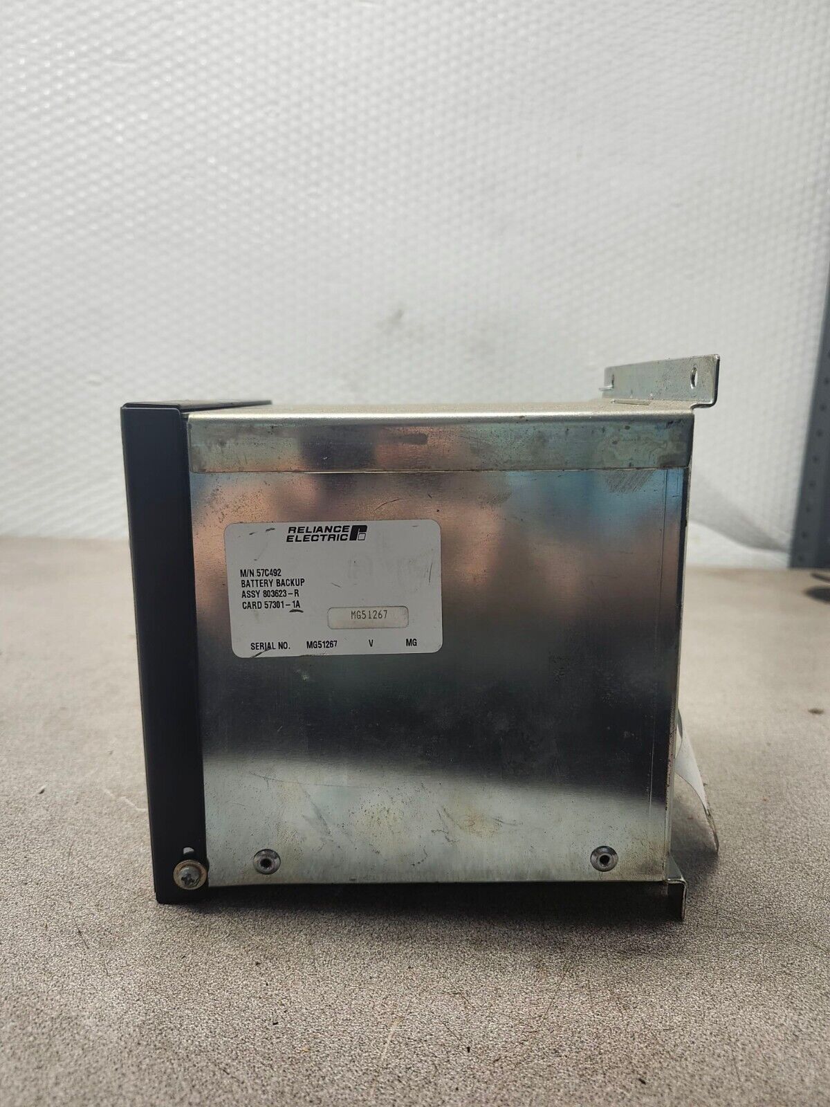 USED RELIANCE ELECTRIC BATTERY BACKUP MG51267 803623-R 57C492