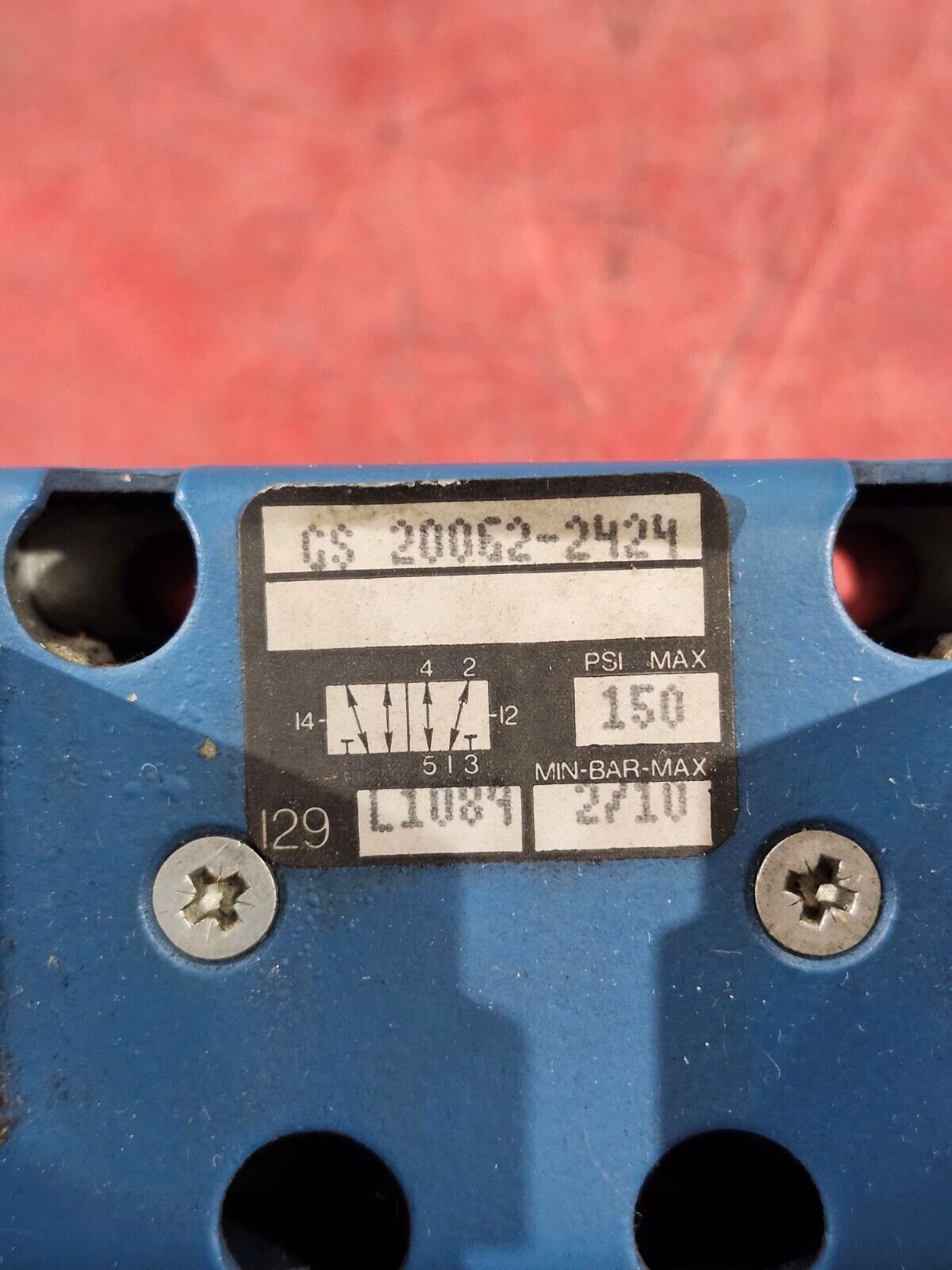 USED WABCO PNEUMATIC VALVE CS20062-2424 WITH SOLENOIDS