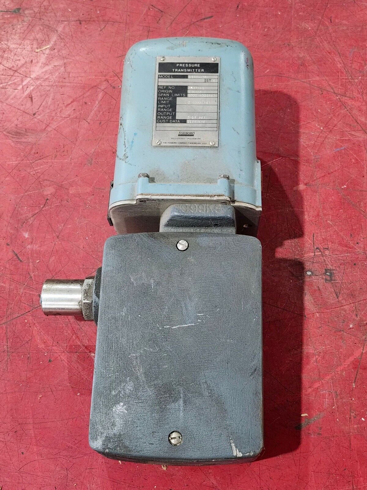 USED FOXBORO PRESSURE TRANSMITTER 11GH-KC2 RANGE 0-6000PSI. STE