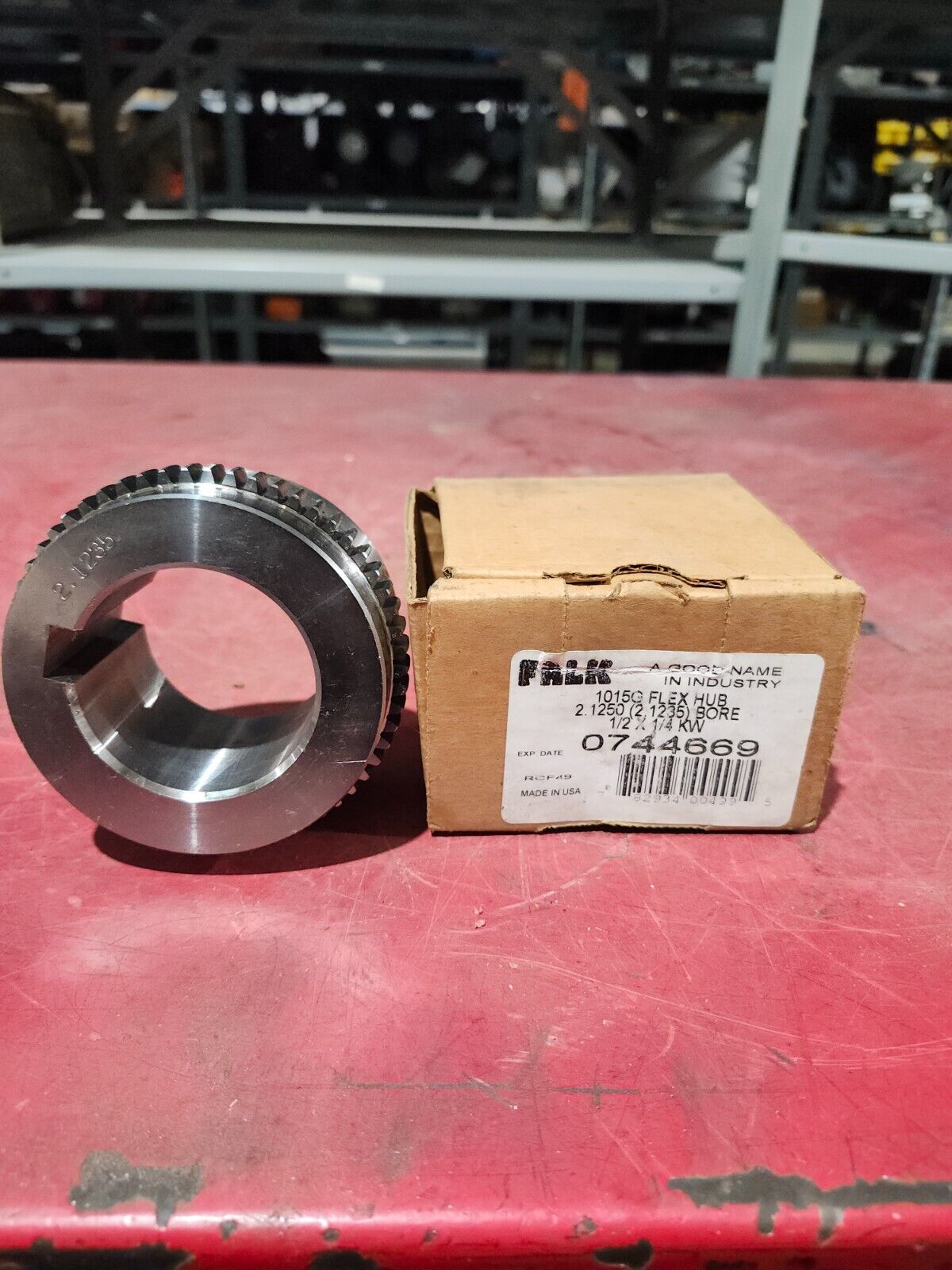 NEW IN BOX FALK 1015G FLEX HUB 2.1250 BORE