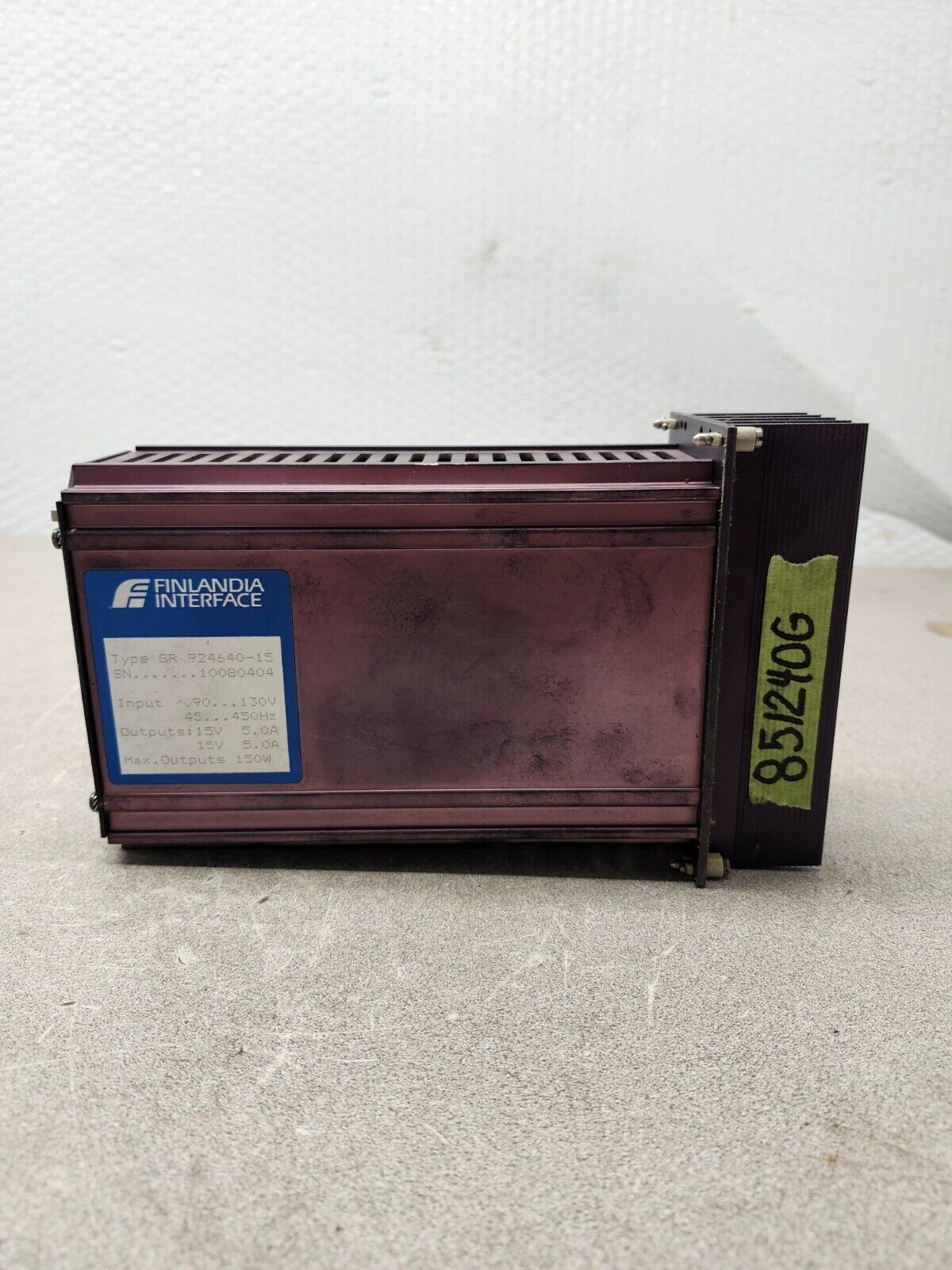 USED FINLANDIA POWER SUPPLY 924640-15