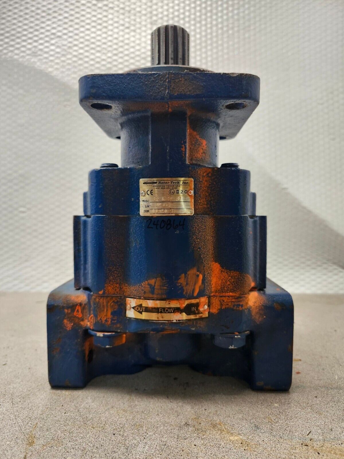 USED ROTOR-TECH DOUBLE STAGE GLYCOL PUMP GS 3314 EP