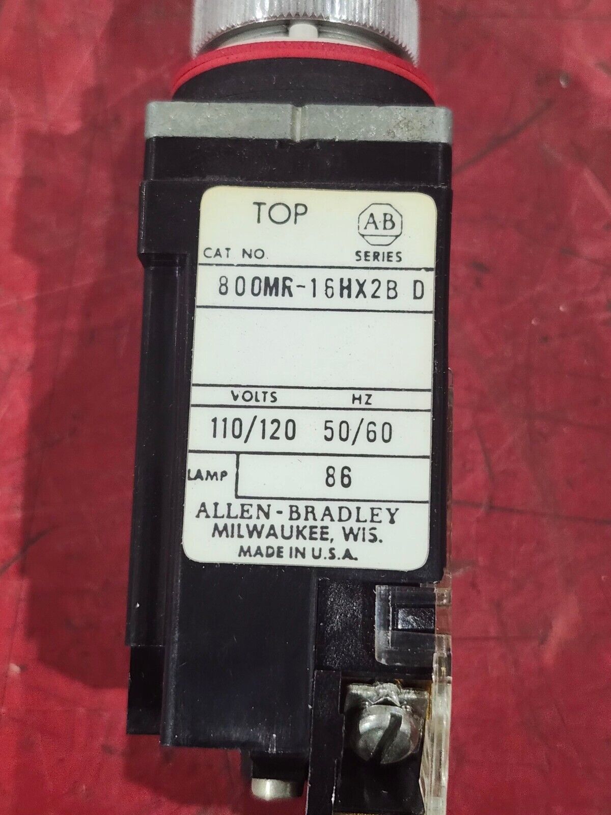 NEW IN BOX ALLEN BRADLEY SELECTOR SWITCH 800MR16HP2BRAK