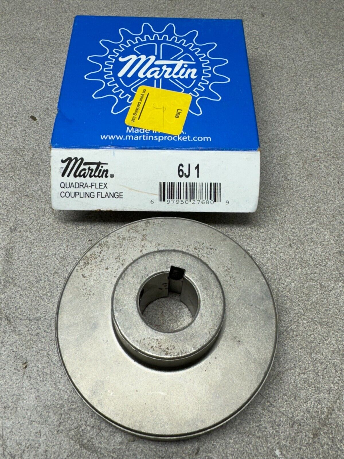 NEW IN BOX MARTIN QUADRA-FLEX COUPLING FLANGE 6J1