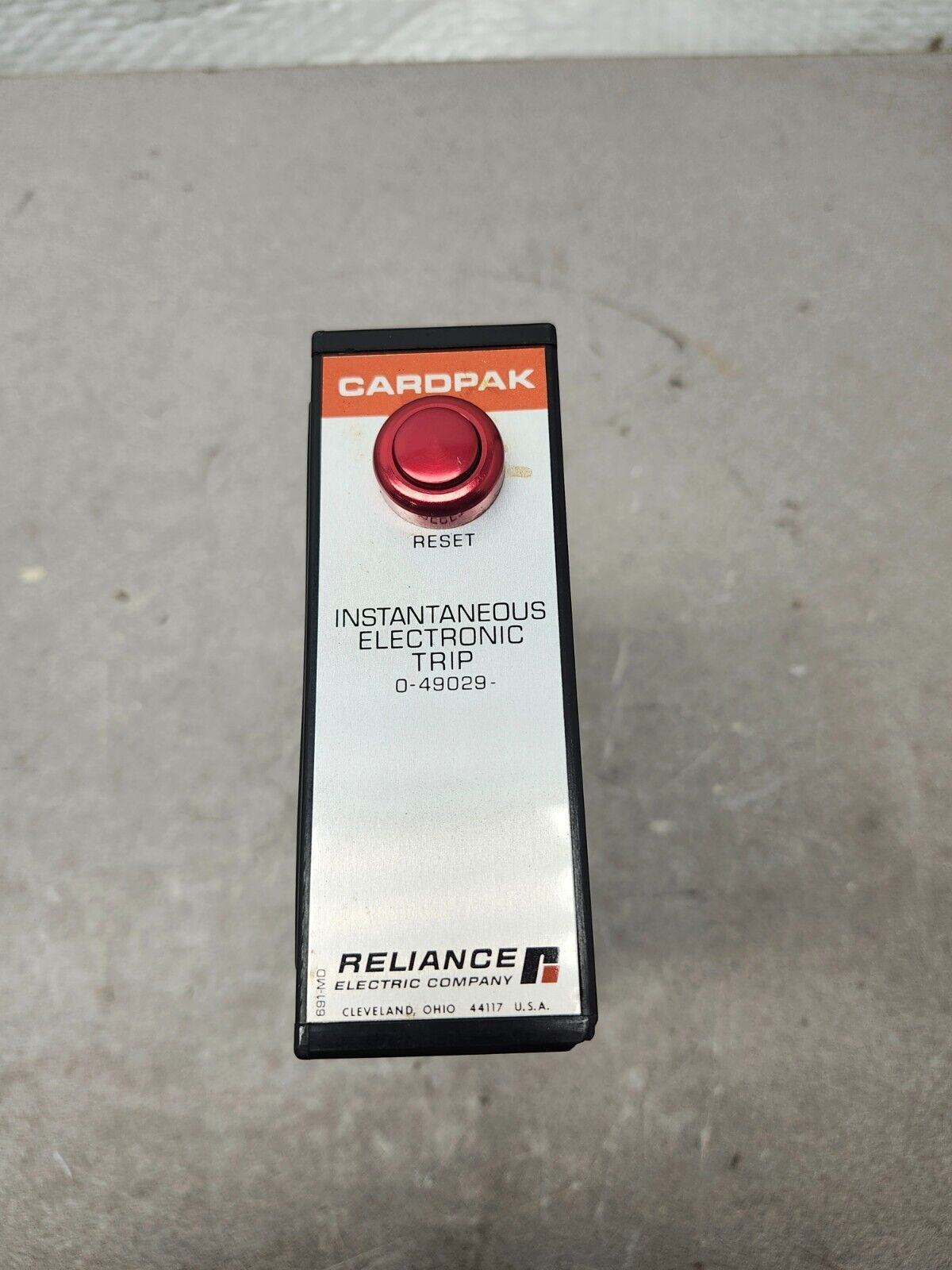 NEW IN BOX RELIANCE ELECTRIC CARDPAK INSTANTANEOUS ELECTRONIC 0-49029-