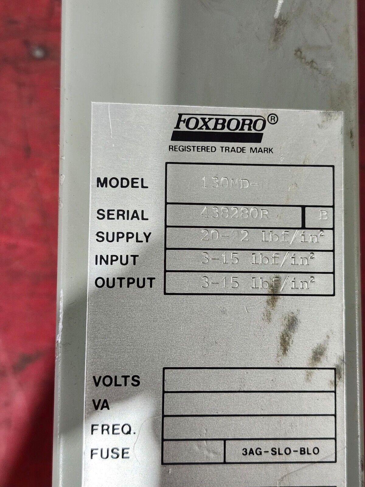 USED FOXBORO COUNTER CONTROLLER 100-300 COUNT 130MD