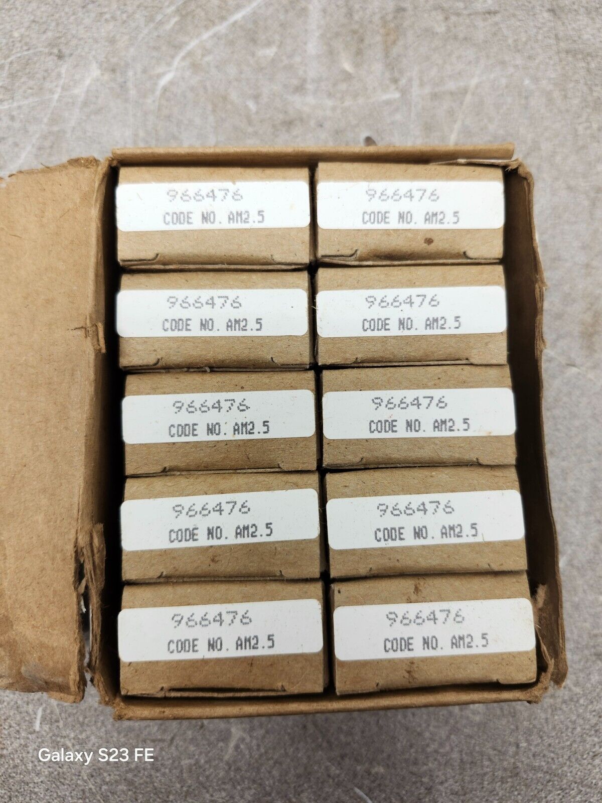 NEW BOX OF 10 WESTINGHOUSE AM2.5 HEATER ELEMENTS 966476