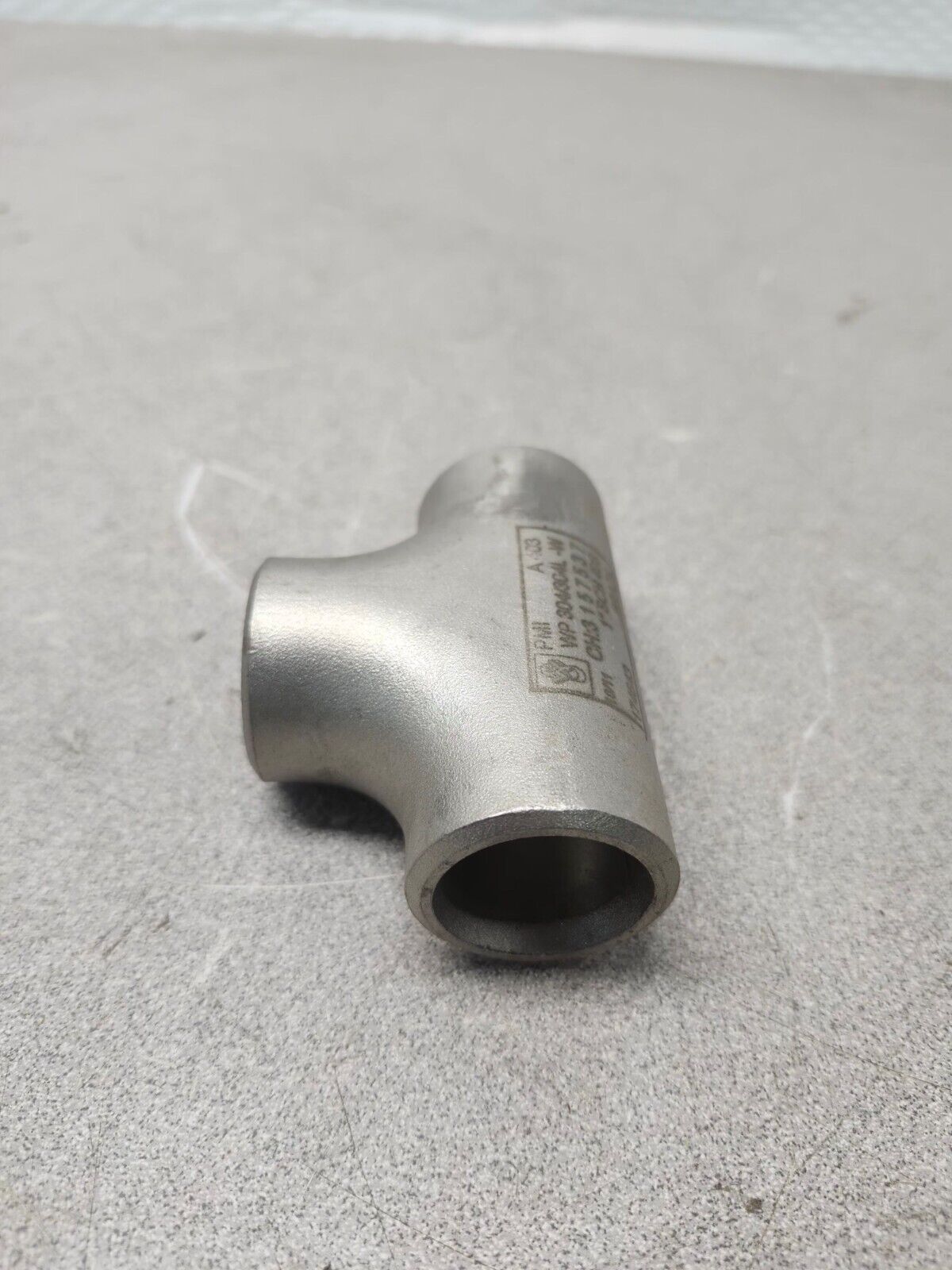 NEW PMI Tee Stainless Steel, 1'' Fitting Pipe, 3 in Overall Lg SCH40S 403S WP304