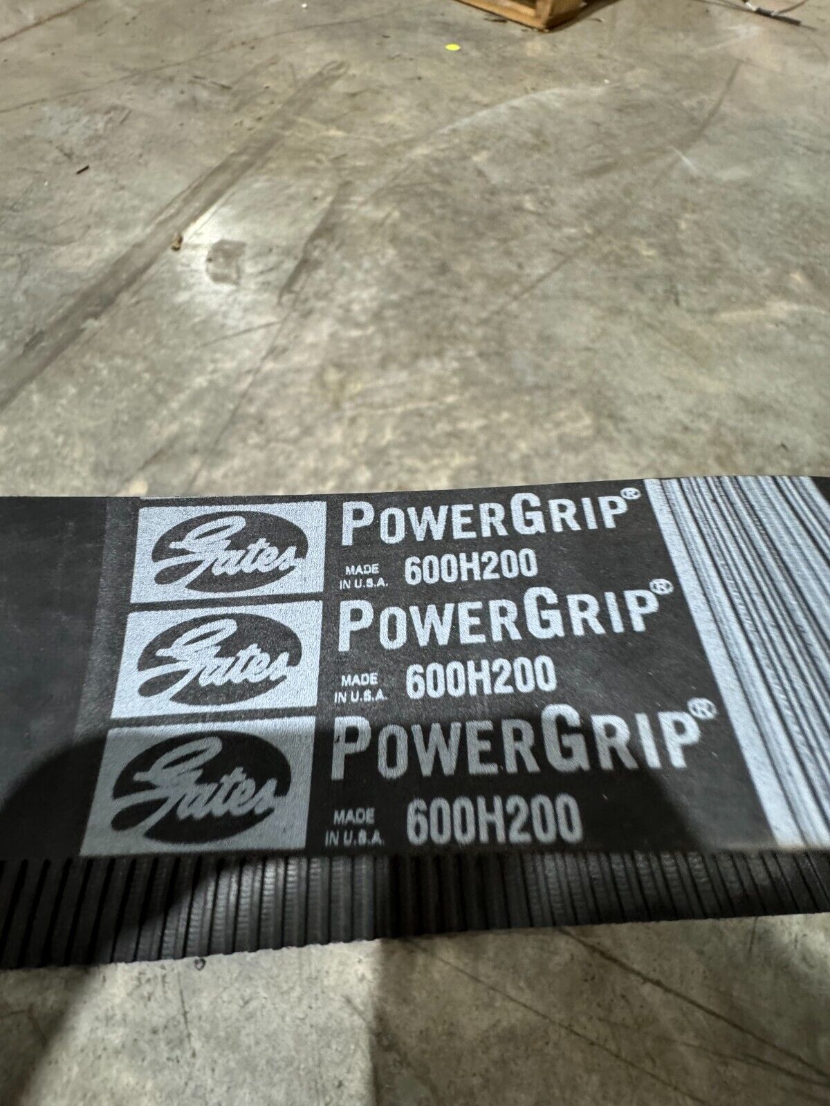 NEW GATES POWERGRIP TIMING BELT 600H200