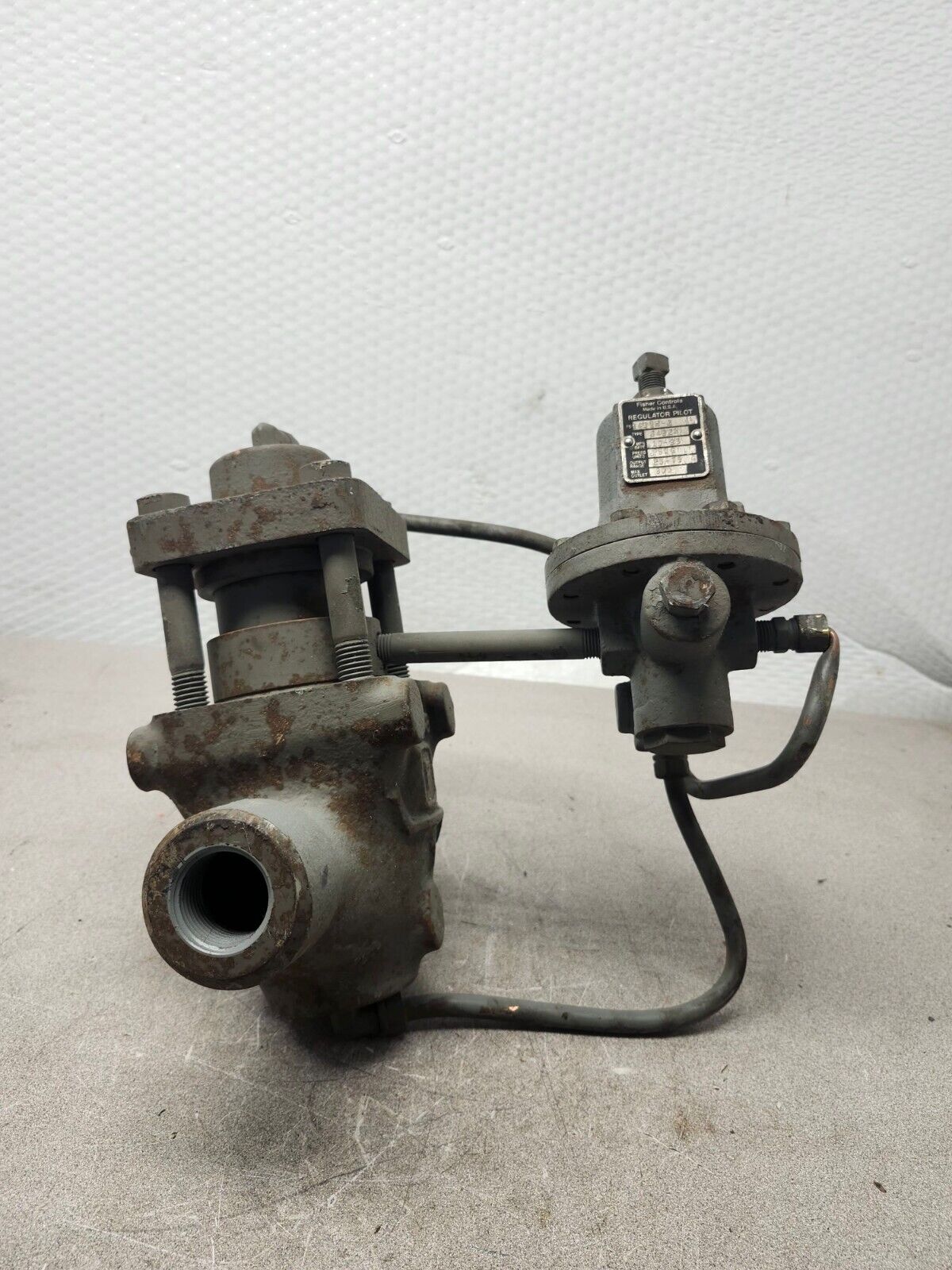 USED FISHER Type 92S Steam Pressure Regulator with Pilot 6492H-2