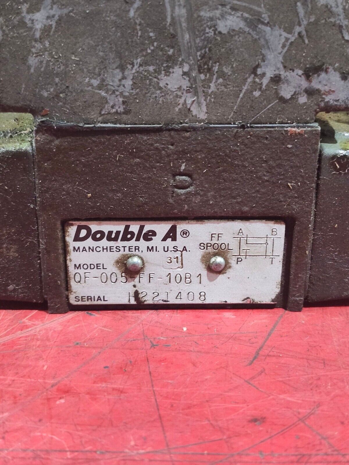 PREOWNED DOUBLE A SOLENOID VALVE QF-005-FF-10B1