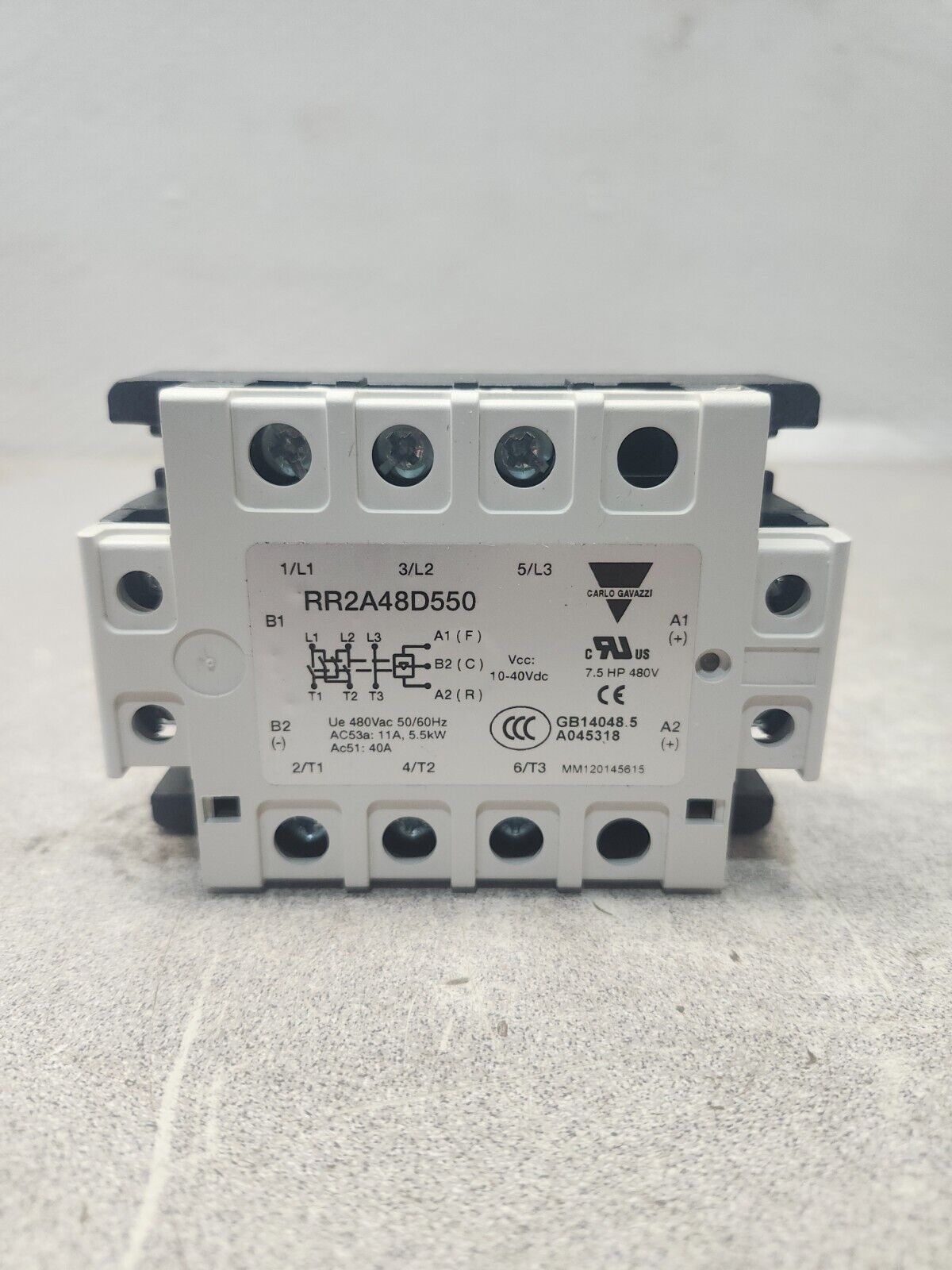 NEW IN BOX Carlo Gavazzi Reversing Motor Controller RR2A48D550