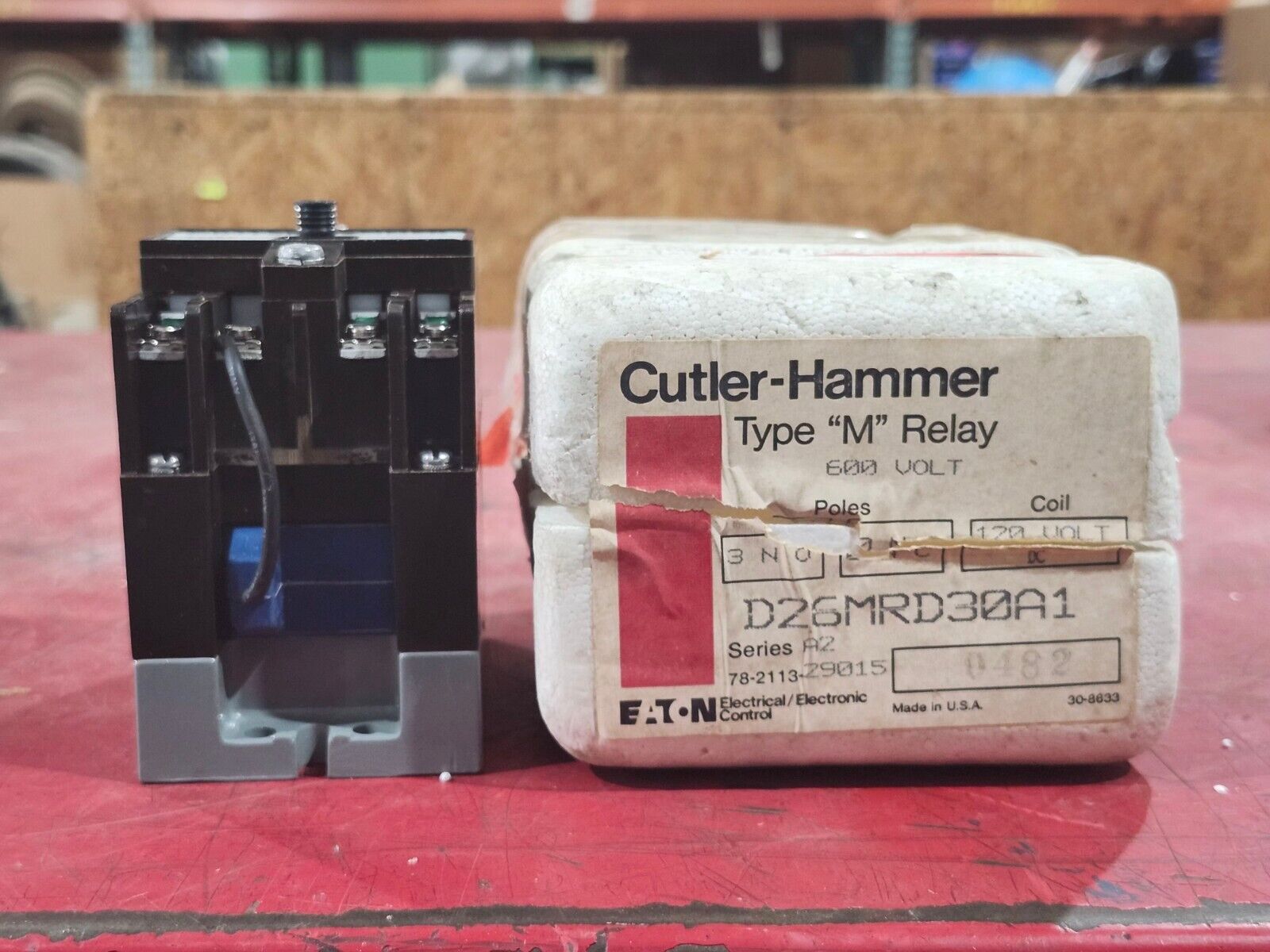 NEW IN PACKAGE CUTLER HAMMER TYPE M RELAY D26MRD30A1