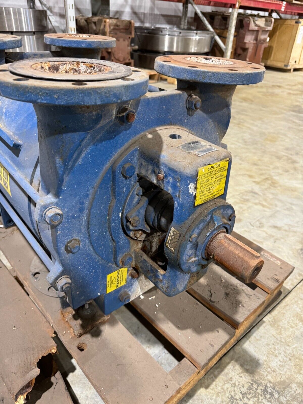 USED GARDNER DENVER NASH VACUUM PUMP 2BE1203