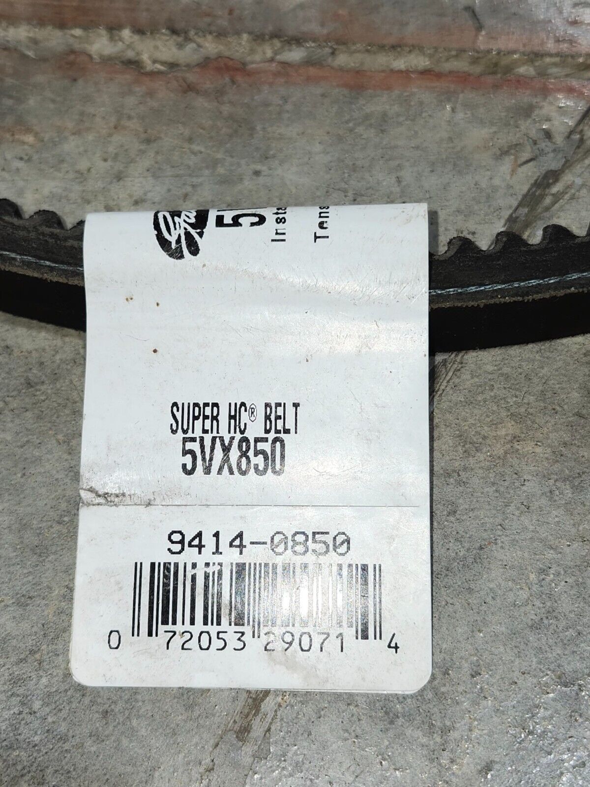 NEW GATES 9414-0850 SUPER HC V-BELT 5VX850