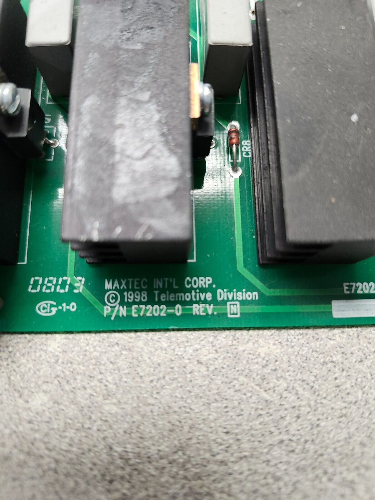 USED MAXTEC CIRCUIT BOARD E7202-0