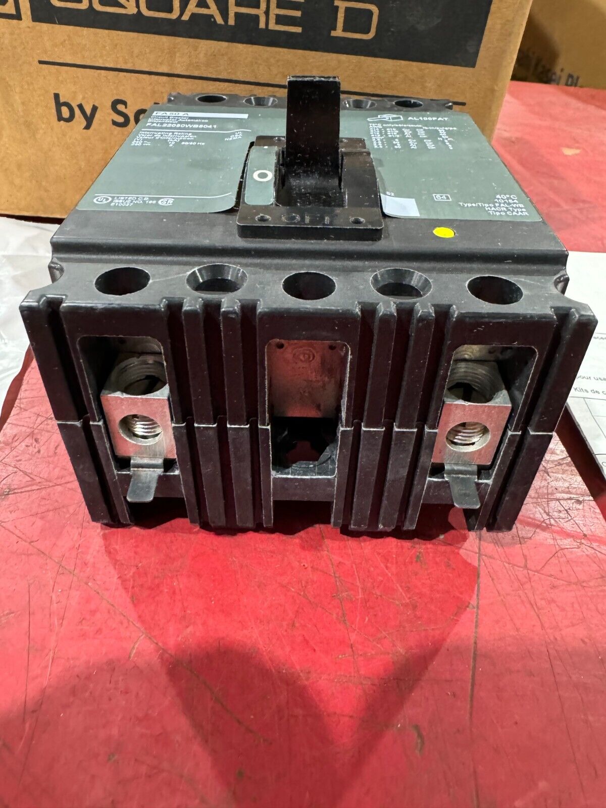 NEW IN BOX SQUARE D CIRCUIT BREAKER 50AMP 2 POLE FAL22050WB8041