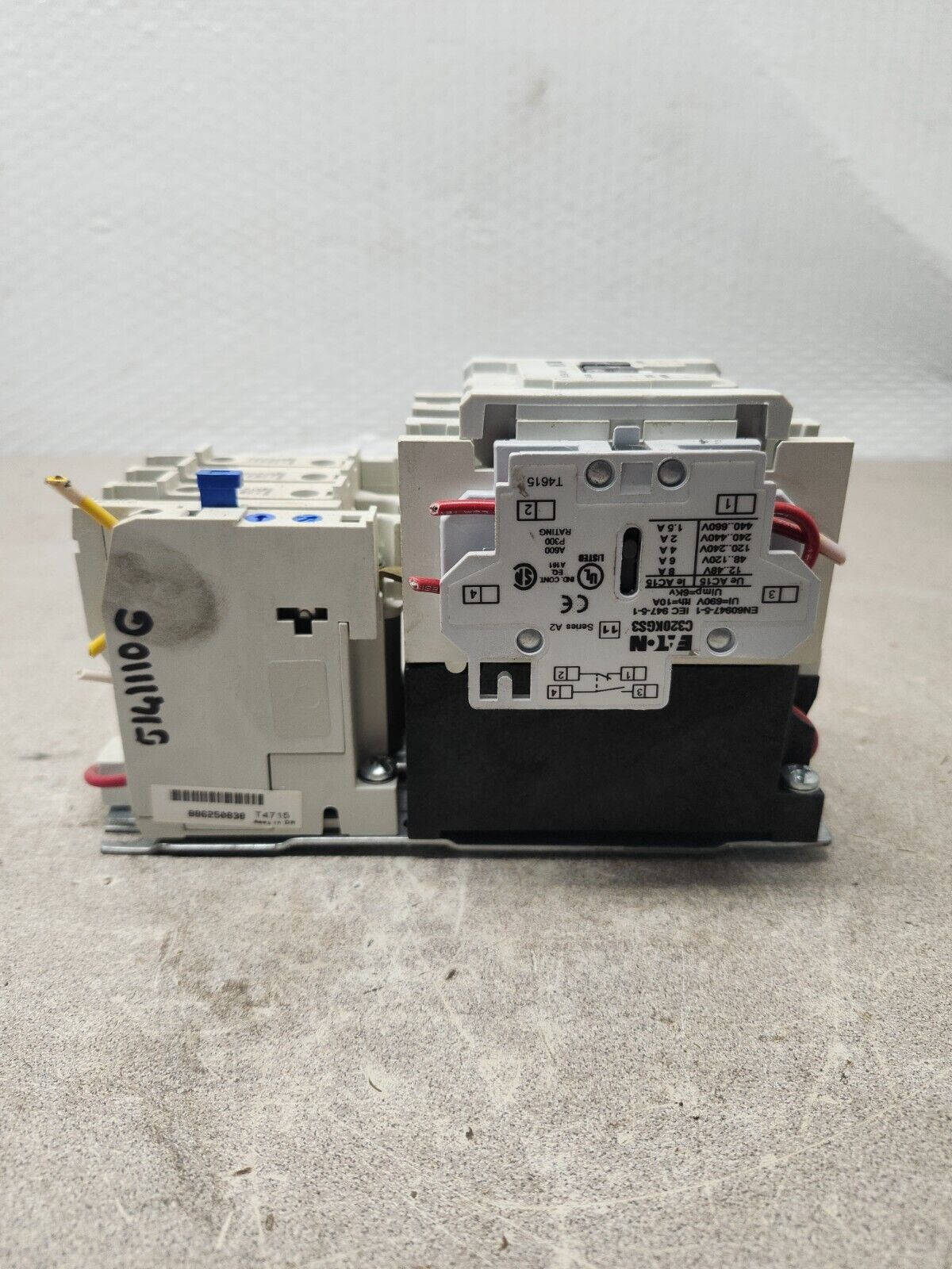 USED Eaton Cutler Hammer Motor Starter, C306CN3 Overload Relay, C320KGS1,AN16DN0