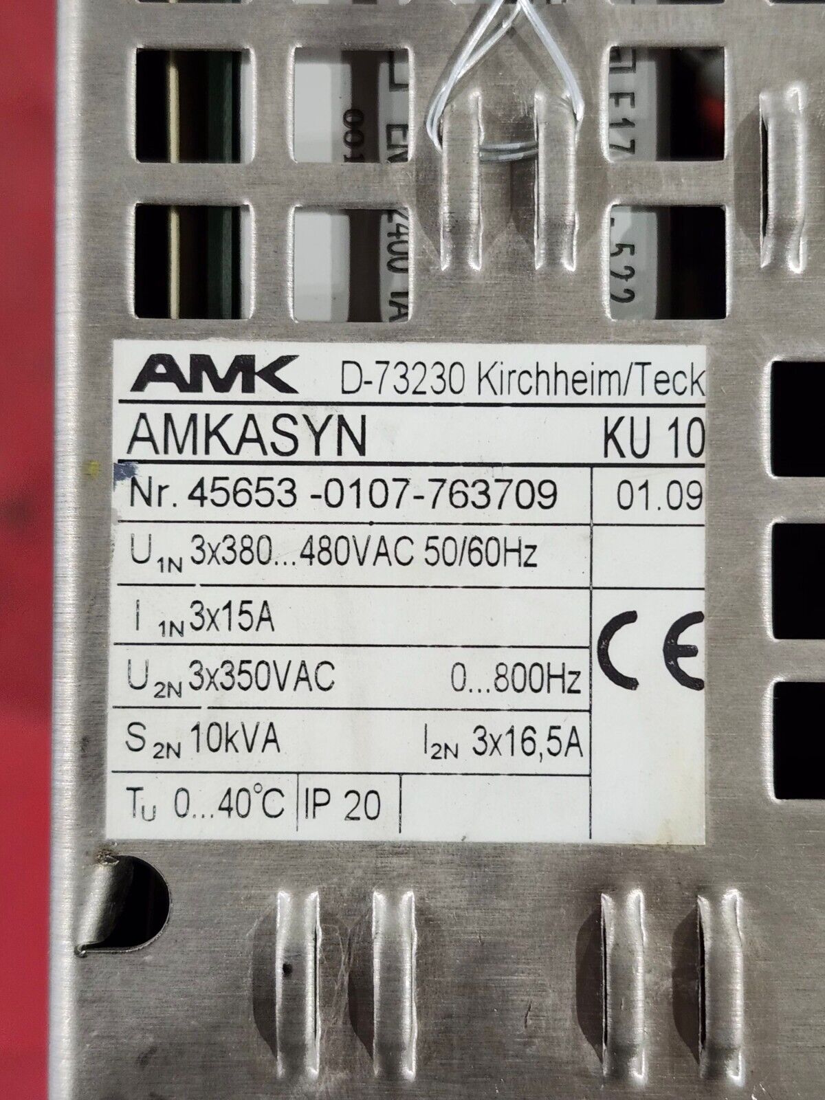 USED AMKASYN SERVO DRIVE D-73230 45653-0107-763709