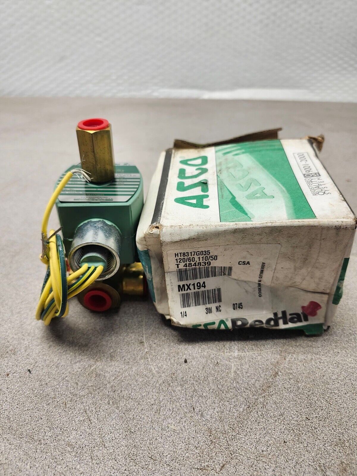 NEW IN BOX ASCO Red-Hat II Solenoid Valve HT8317G035