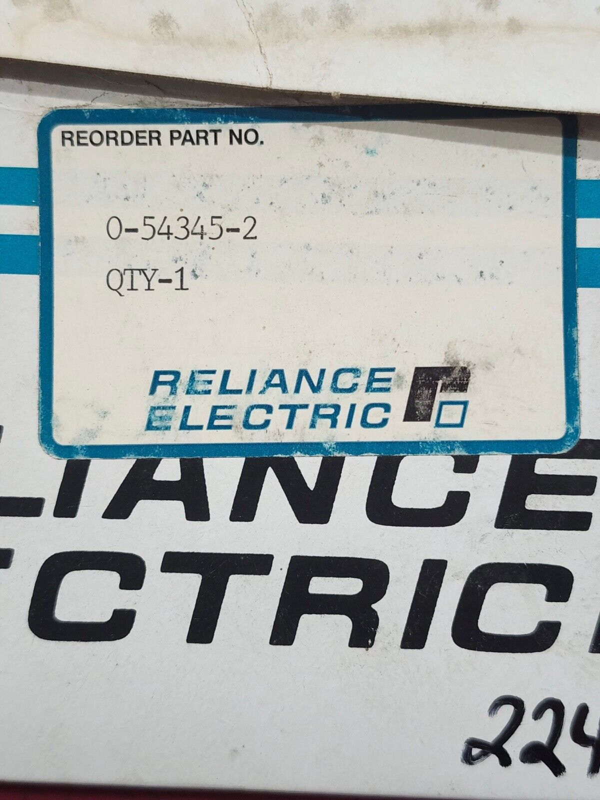 NEW IN BOX RELIANCE ELECTRIC CIRCUIT BOARD 0-54345-2