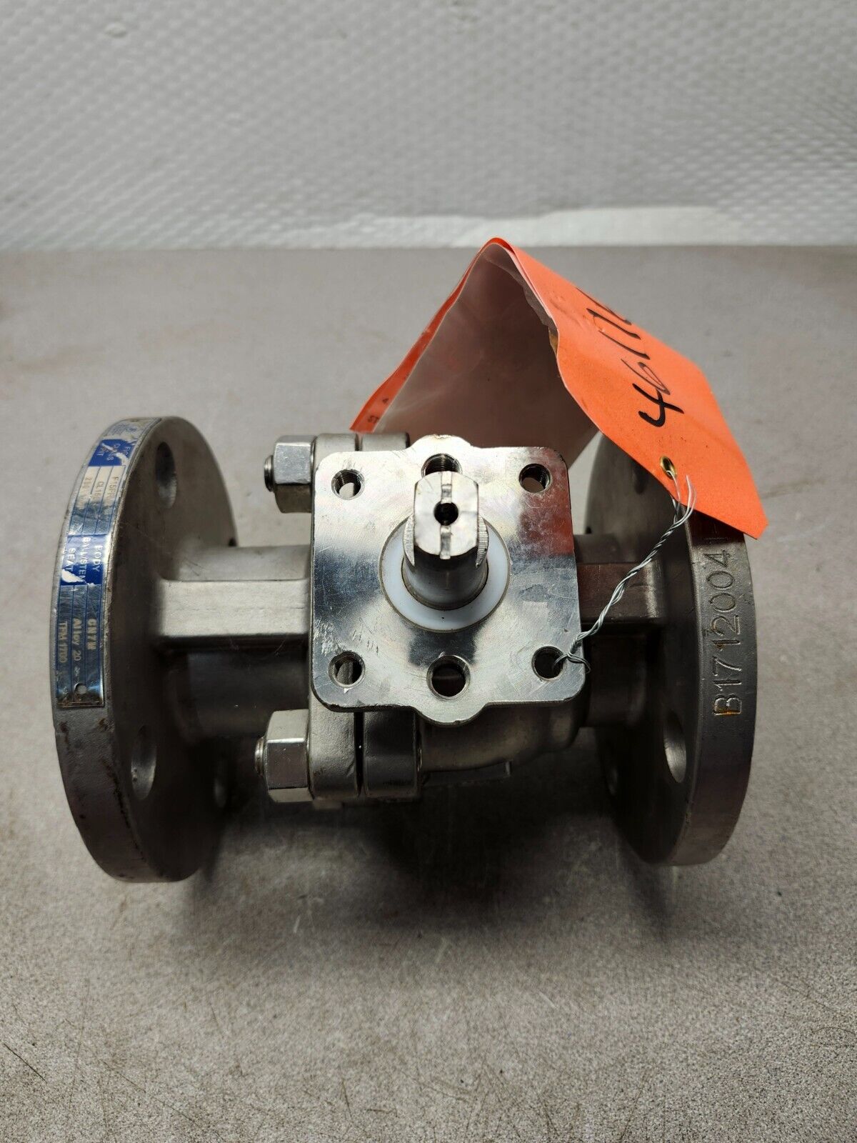 USED Warren Ball Valve 2'' Class 150 CWP 230Psig @ 100°F F15FFJ2