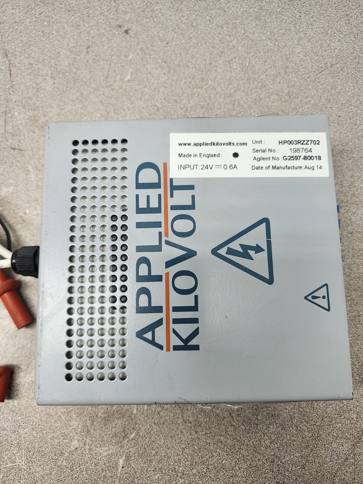 USED APPLIED KILOVOLT Hi Res Power Supply HP003RZZ702