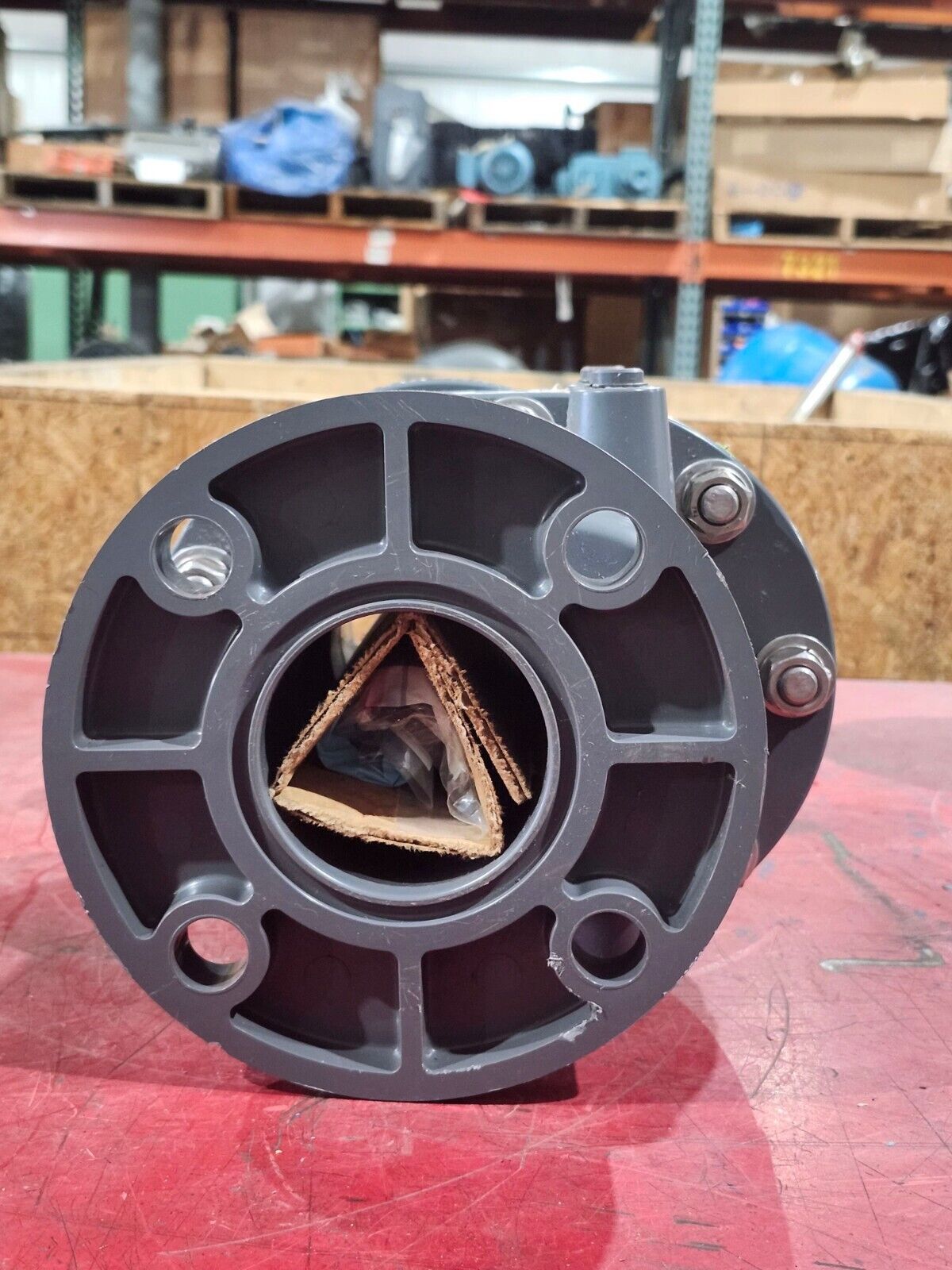 NEW HAYWARD 3" PVC SWING CHECK VALVE W/EPDM SEALS; FLANGED END CONNECTIONS