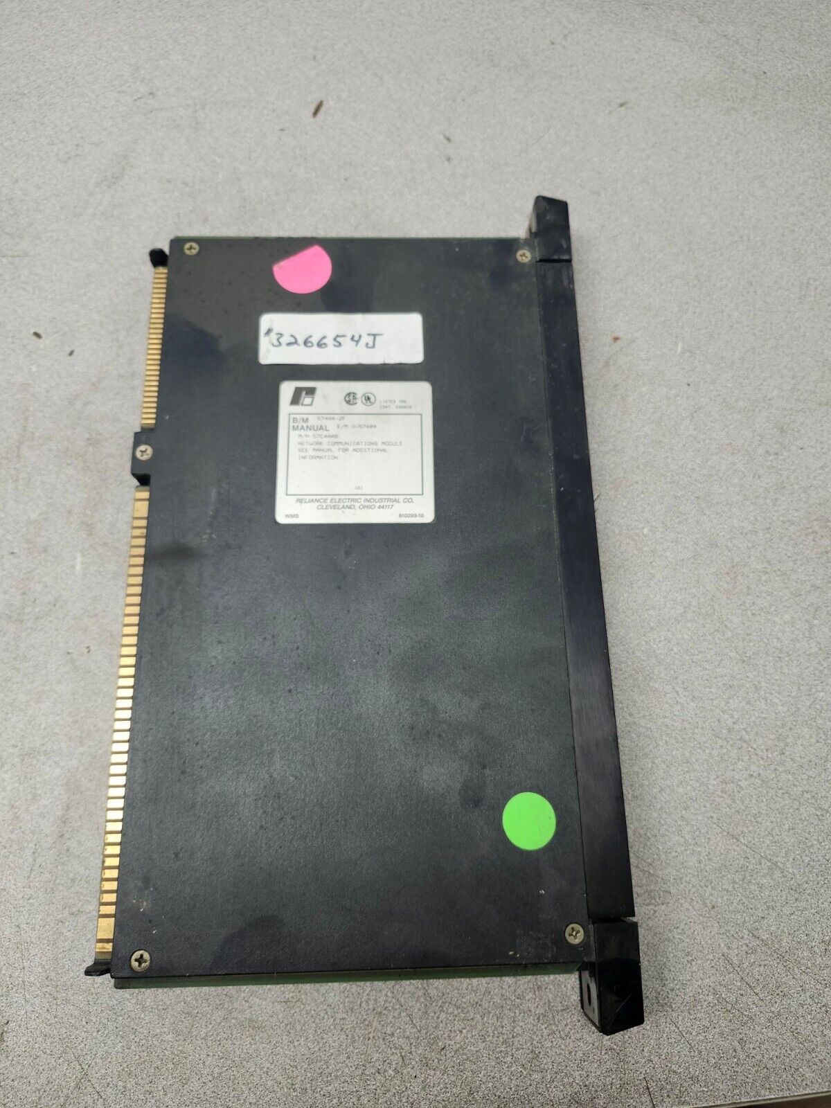 USED RELIANCE COMMUNICATIONS MODULE 57404-2F E/M 0-57404