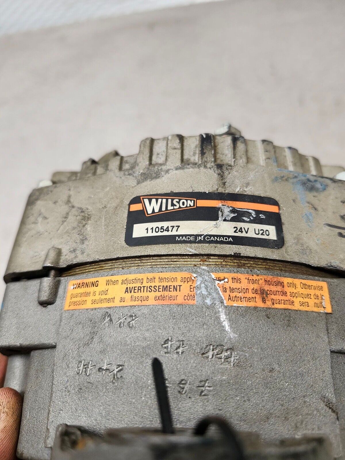 USED WILSON Hd Rotating Elect Alternator 24v,U20 1105477