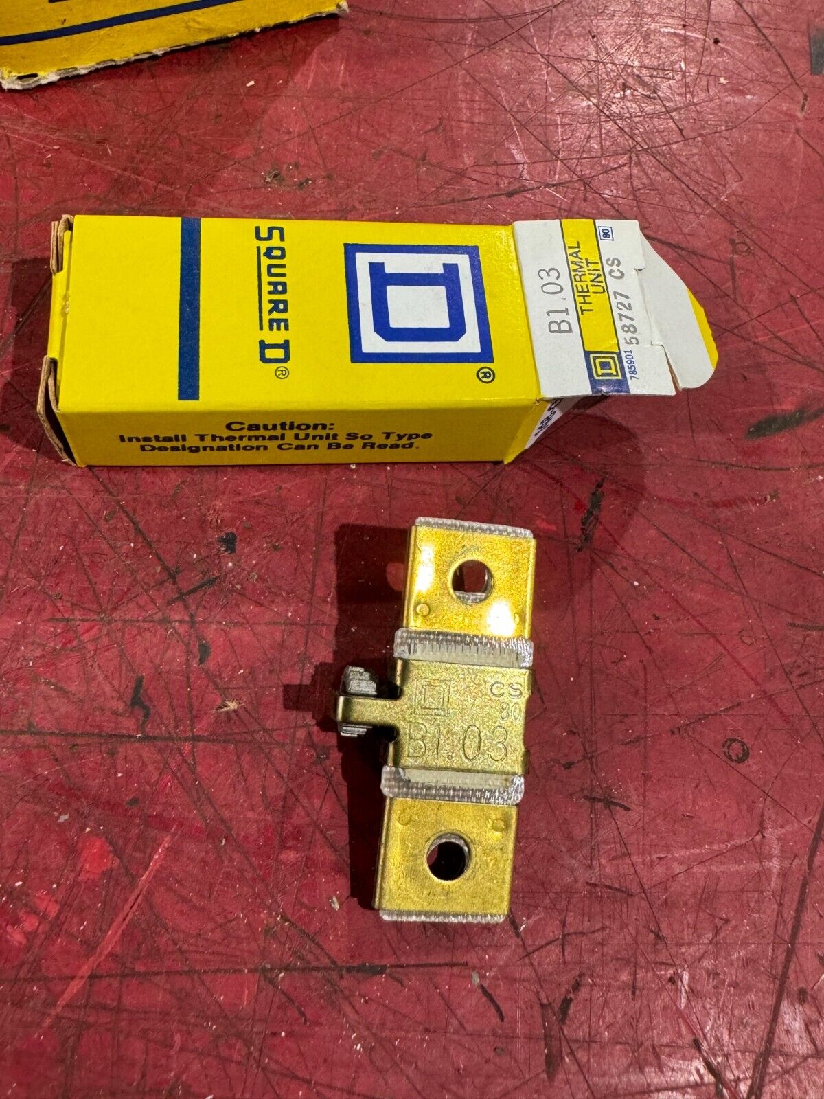 NEW IN BOX SQUARE D HEATER ELEMENT B1.03 LOT OF 6