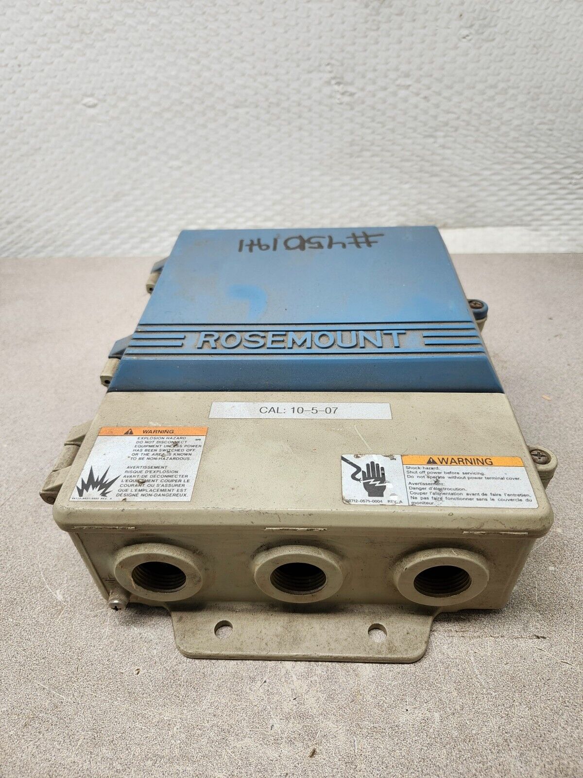 USED Rosemount Smart Family Magnetic Flow Transmitter 8712CR12