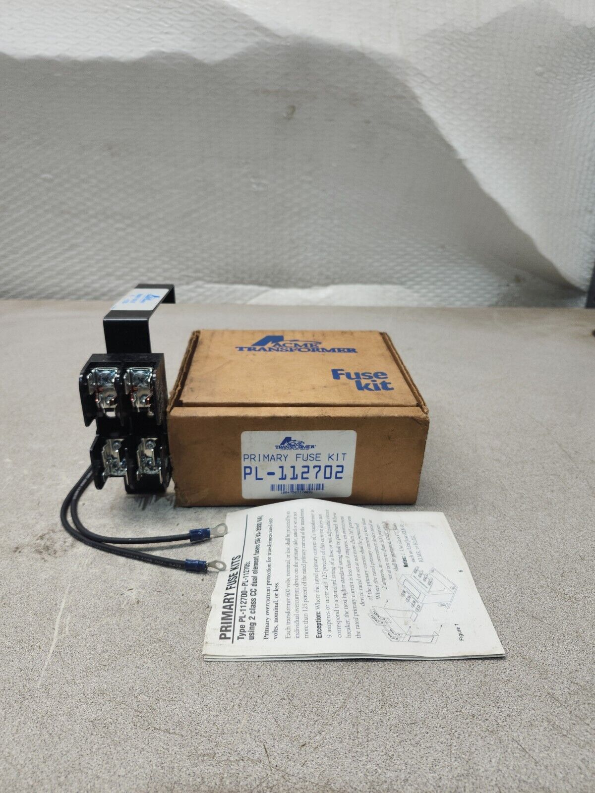 NEW IN BOX LOT OF 2 ACME TRANSFORMER PRIMARY FUSE KIT PL-112702